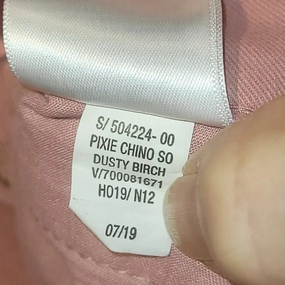 Old Navy Pixie Pink Straight Leg Stretch Women's Pants Size 6 - Picture 9 of 9